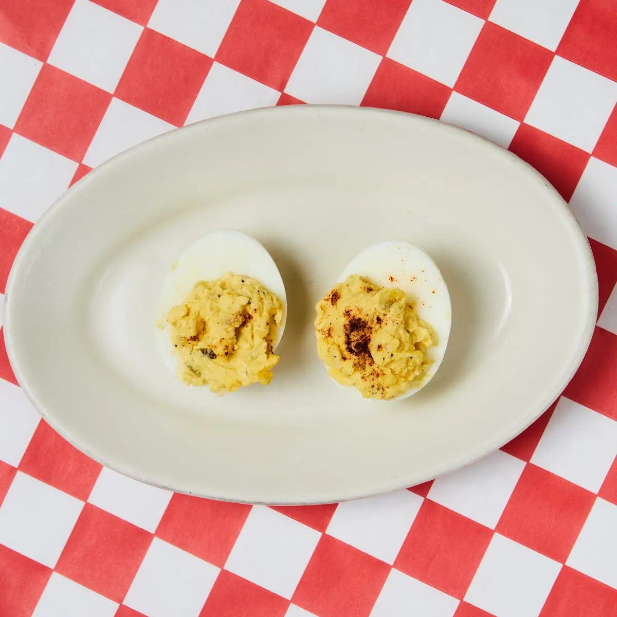 Half Deviled Egg