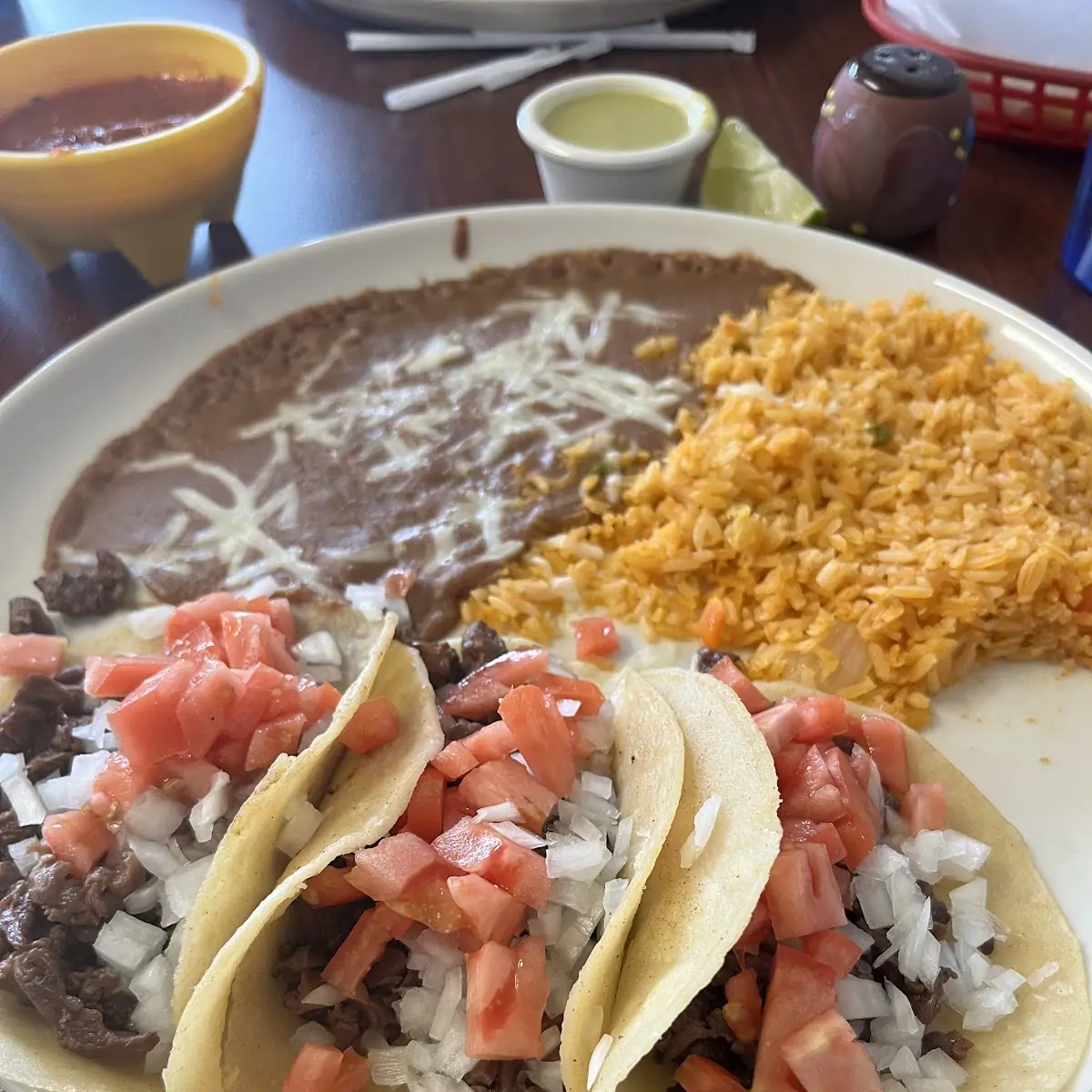 Carne Asada Taco Dinner