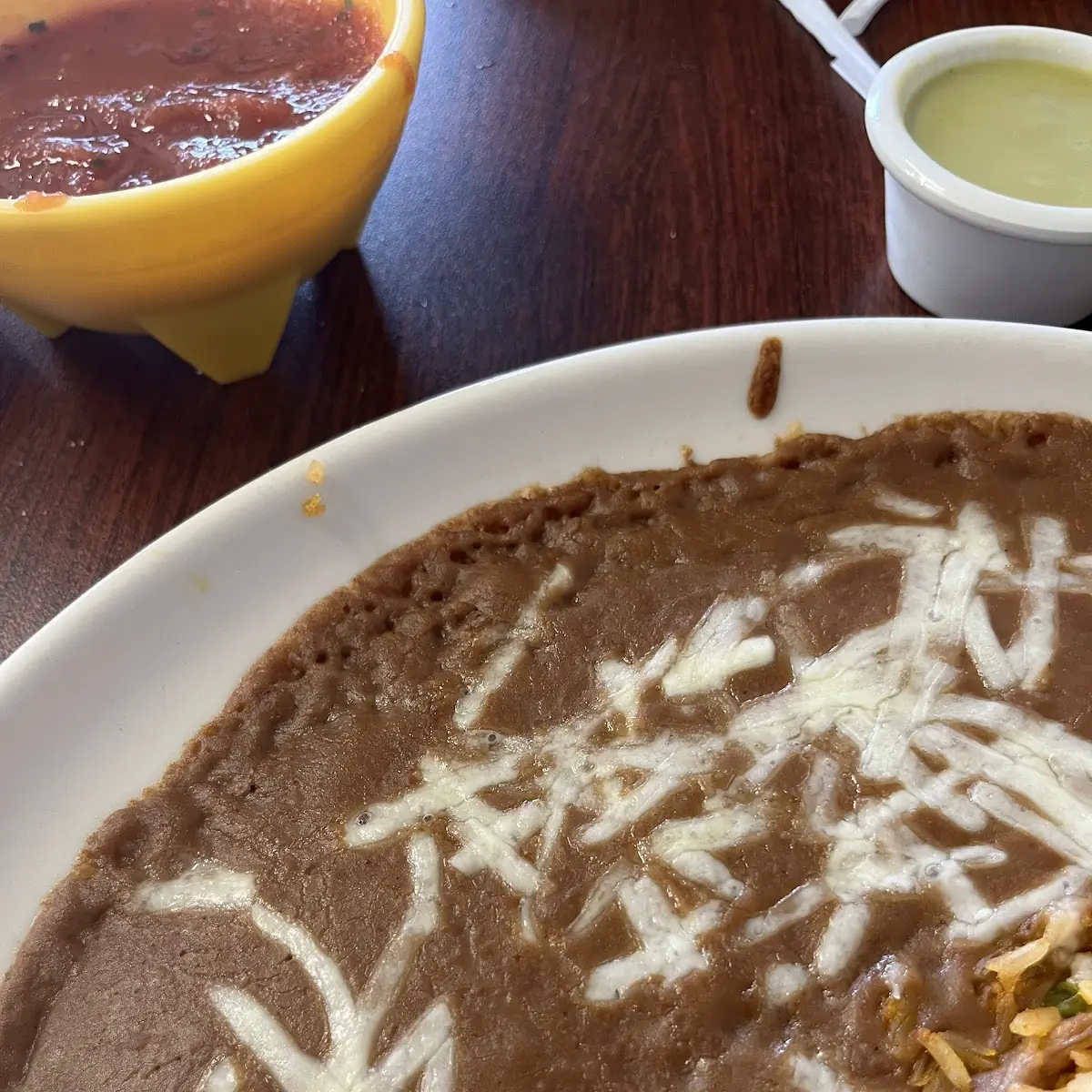 Microwaved Refried Beans