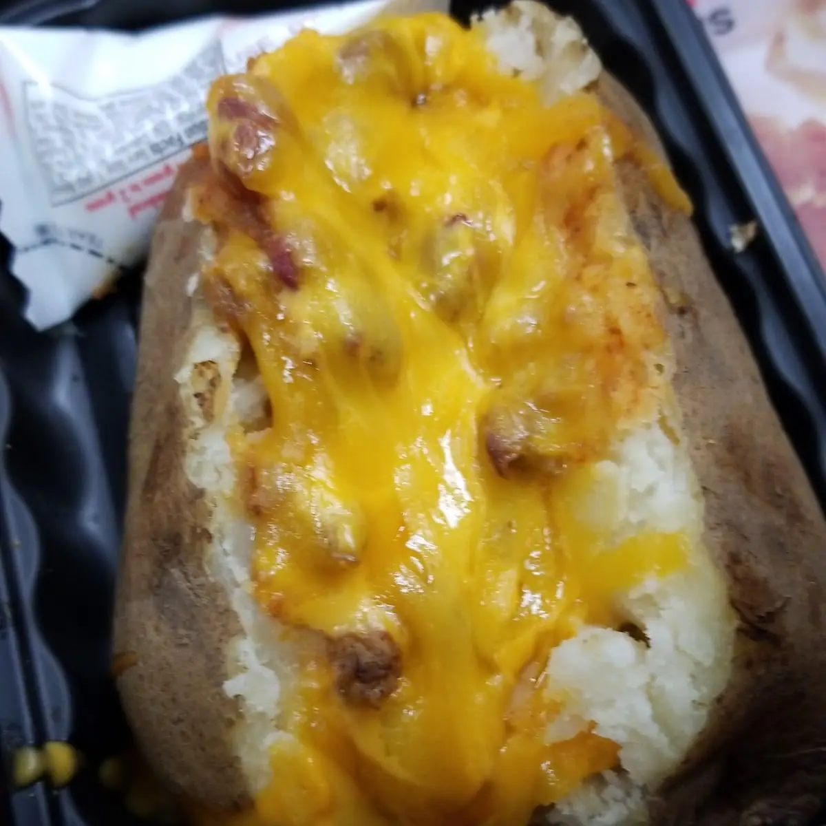 Chili & Cheese Baked Potato