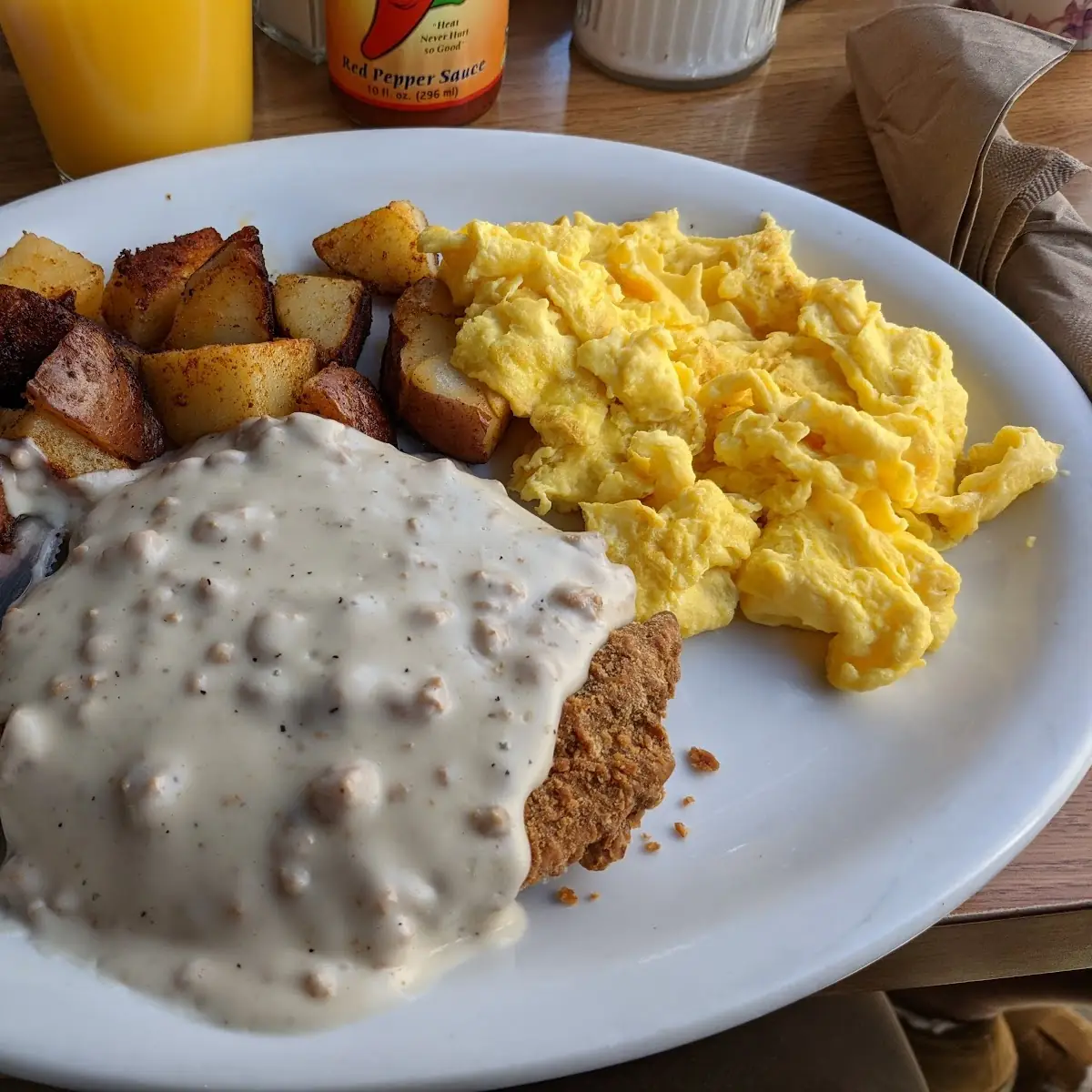 Country Fried Steak & Eggs
