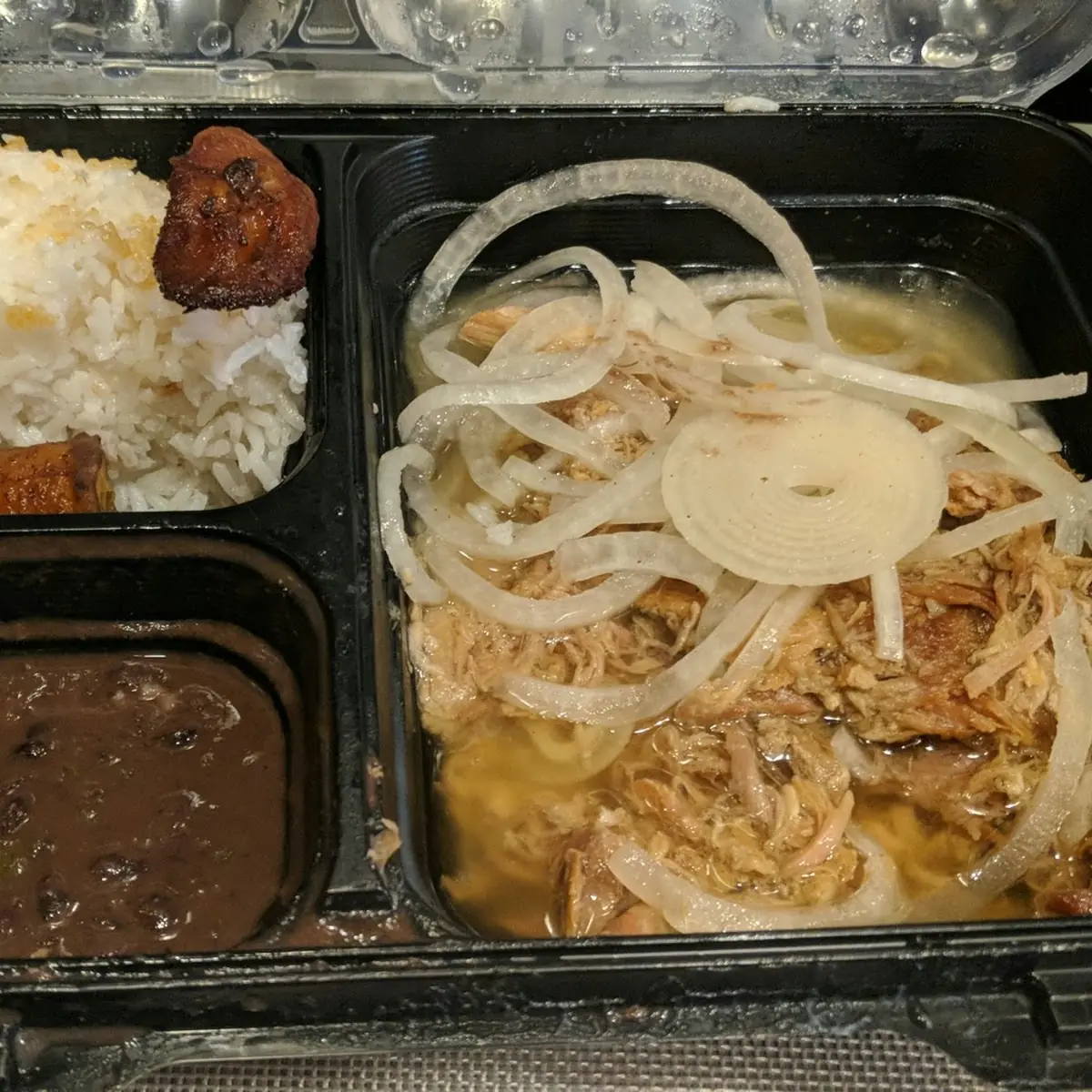 Roast Pork with Rice and Beans