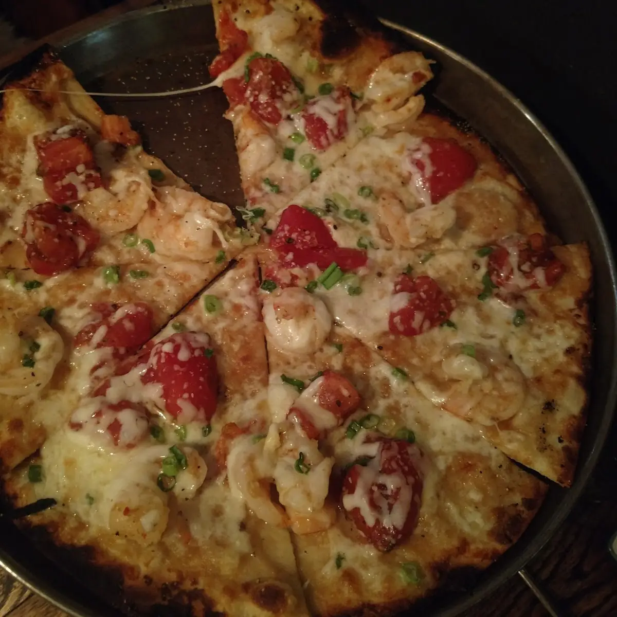 Shrimp Scampi Pizza
