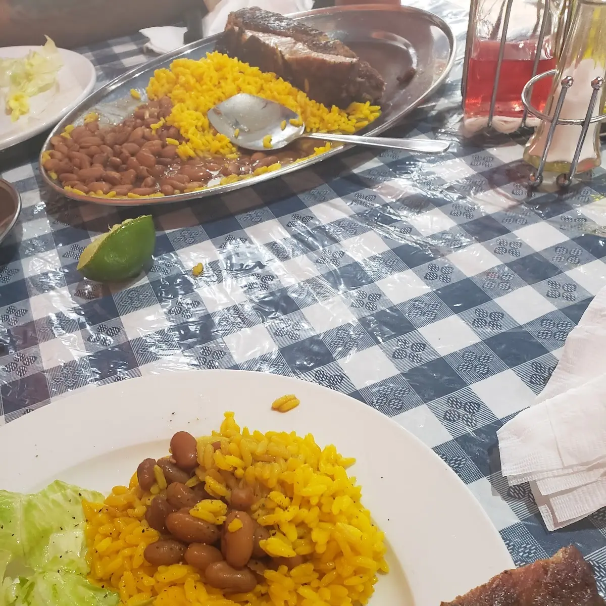 Rice Beans Ribs Salad