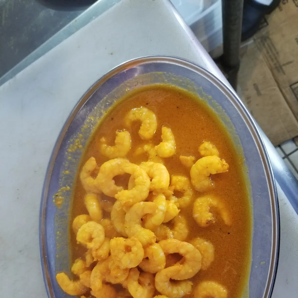 Shrimp in Garlic Sauce