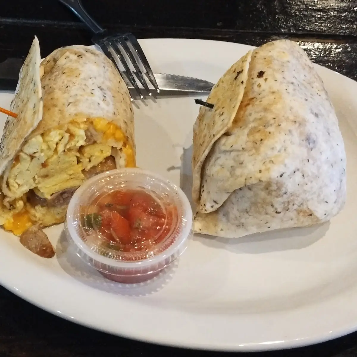 Chicken Fried Steak Burrito