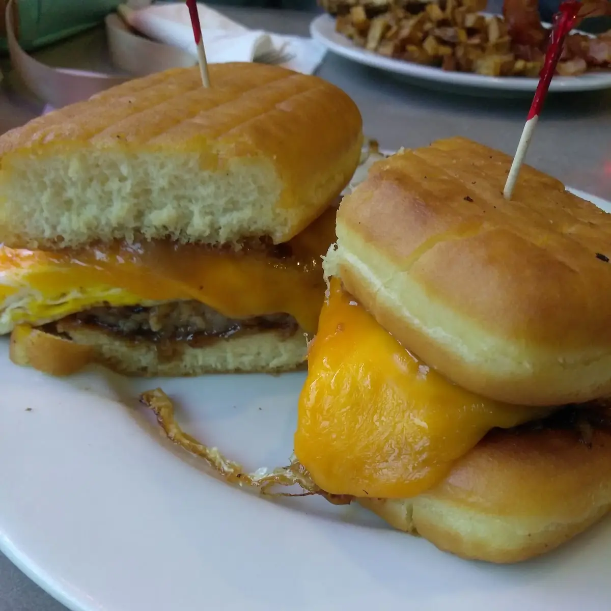 Maple Bar Breakfast Sandwich