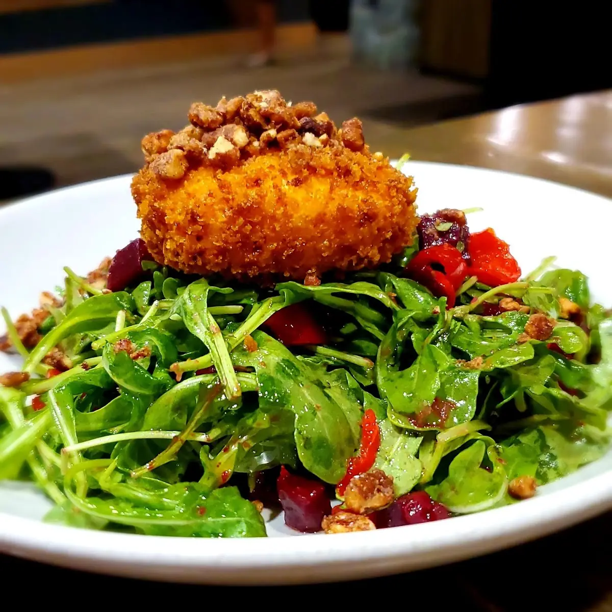 Roasted Beet & Goat Cheese Salad