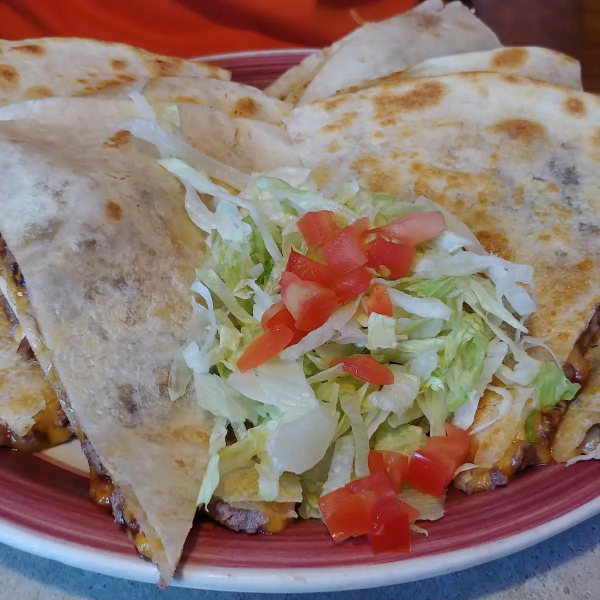 BBQ Shrimp Avocado Quesadilla