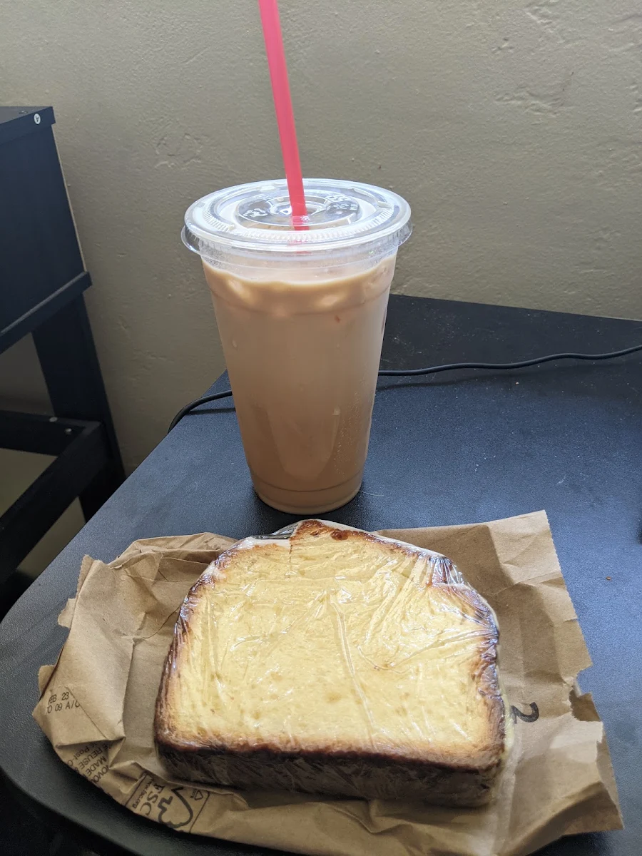 Caramel Latte and Lemon Loaf
