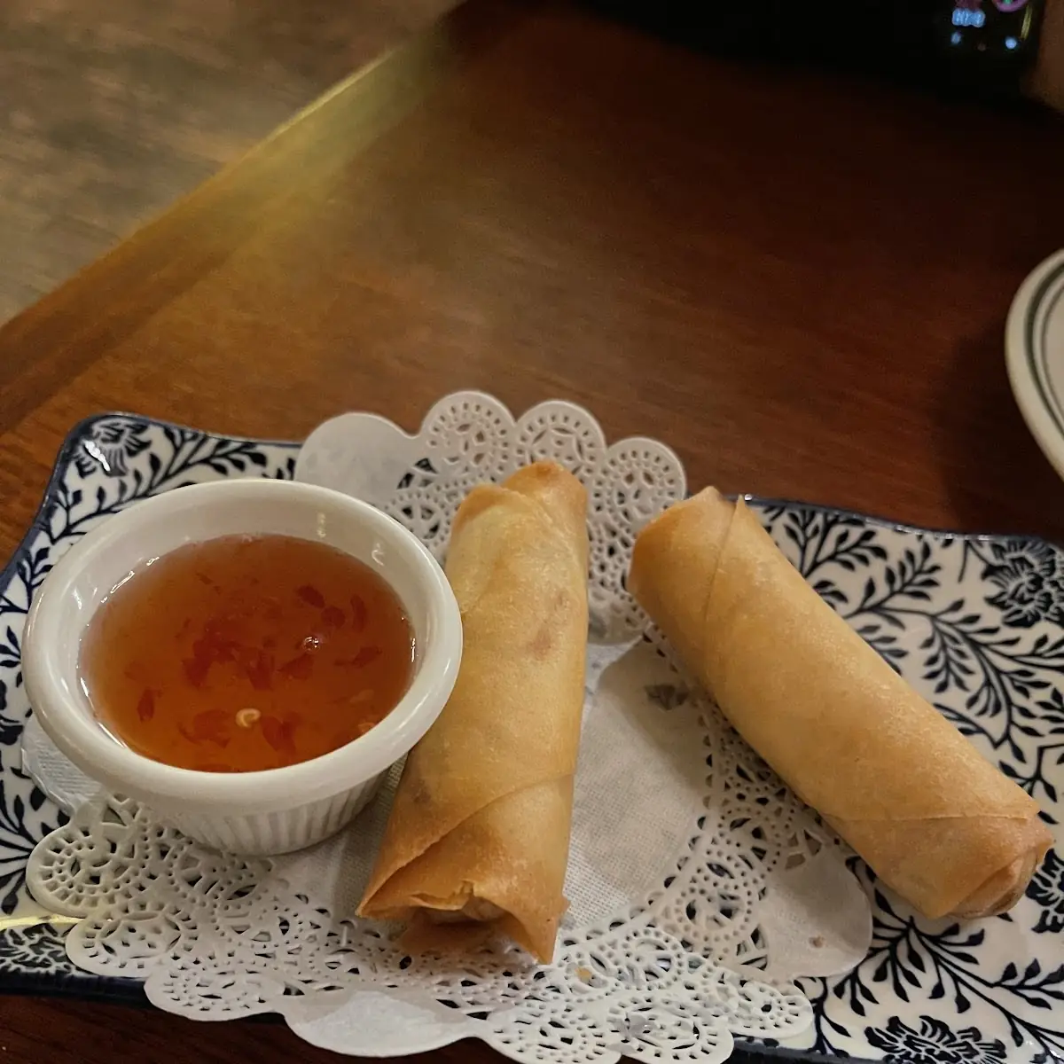 Spring Rolls Chicken Vegetable Poh-Piah Tod