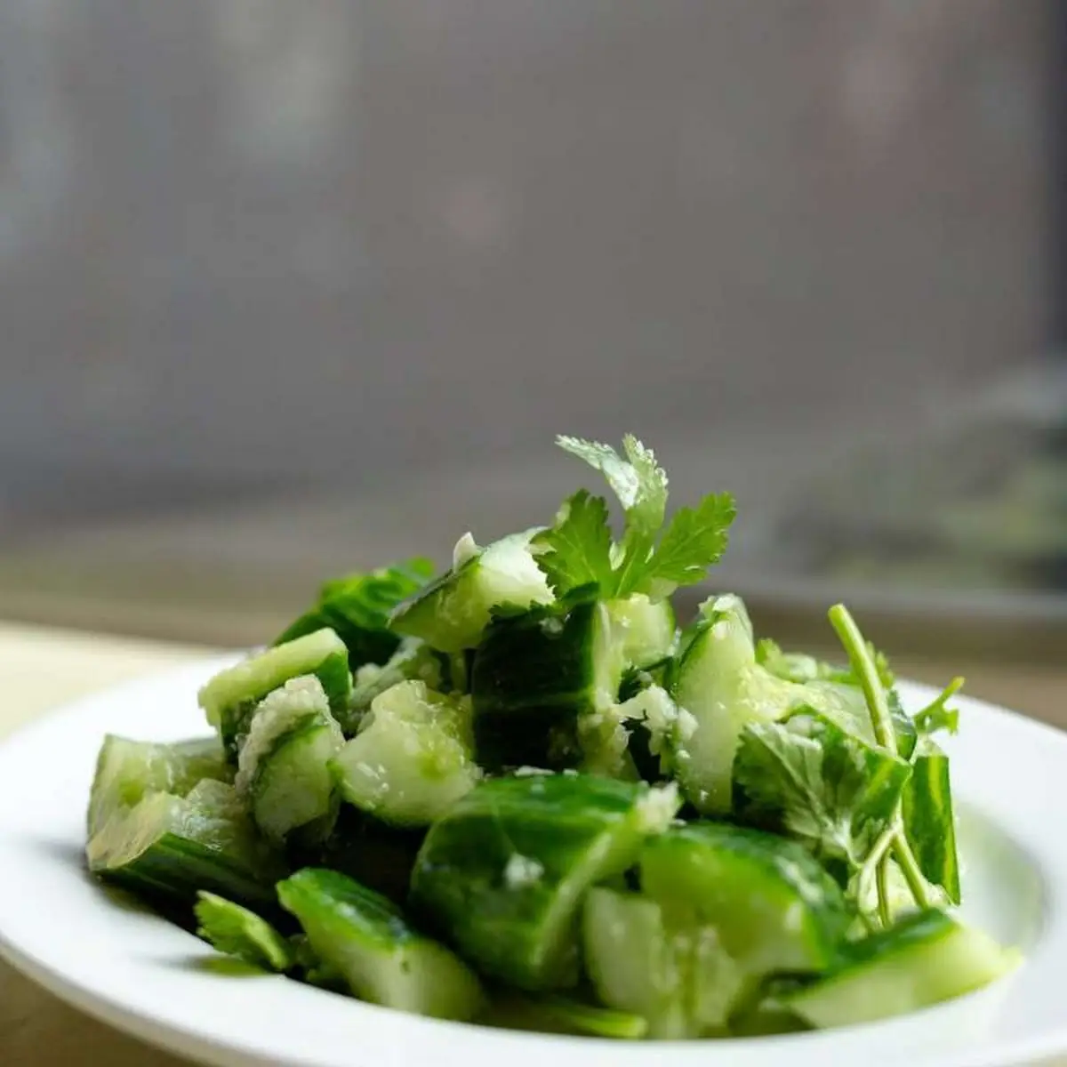 Garlic Cucumber Salad