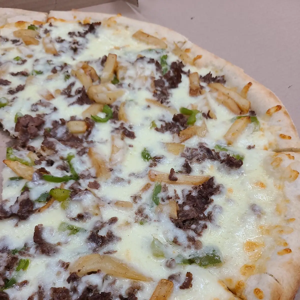 Pizza Cheesesteak Sandwich