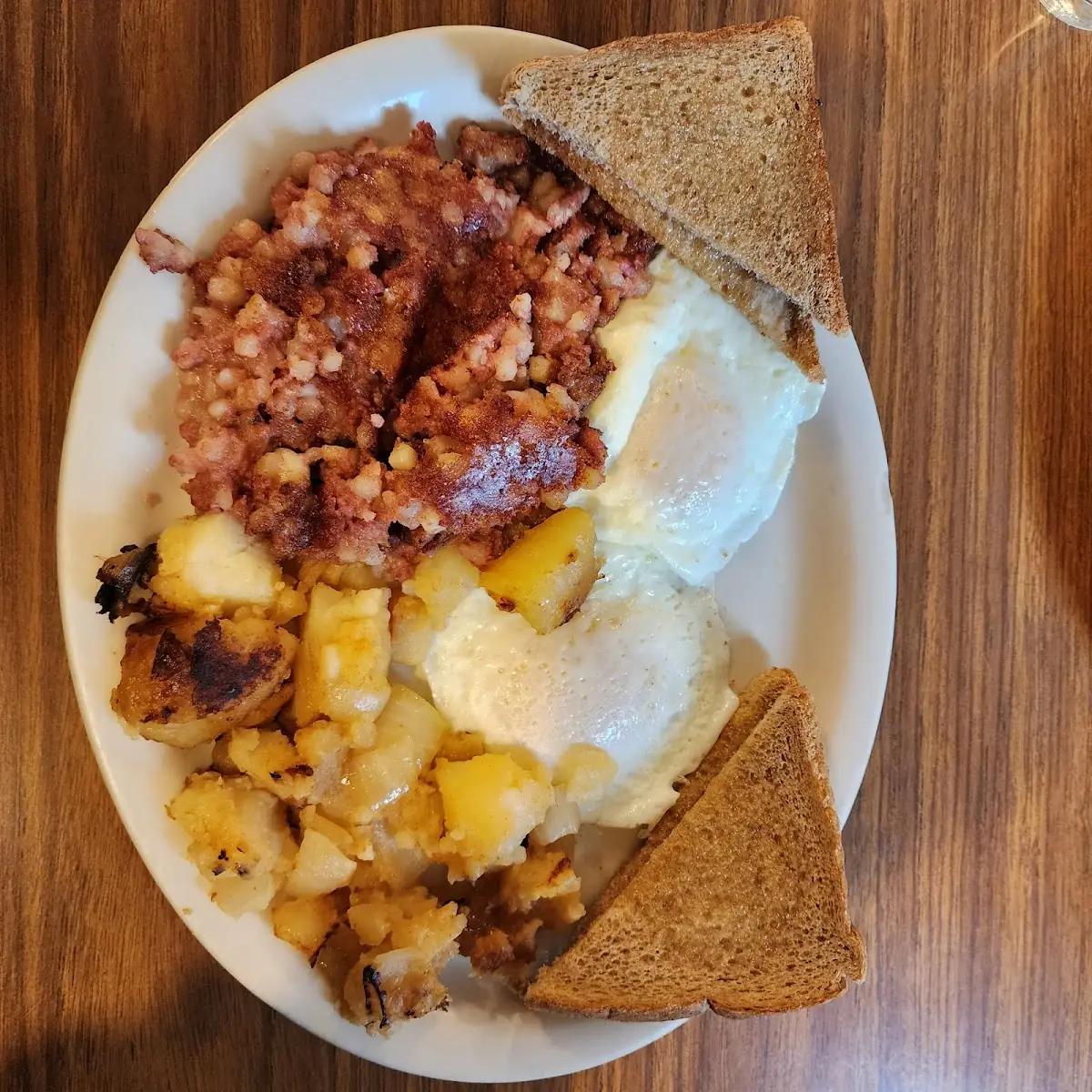 Corned Beef Hash with Bacon