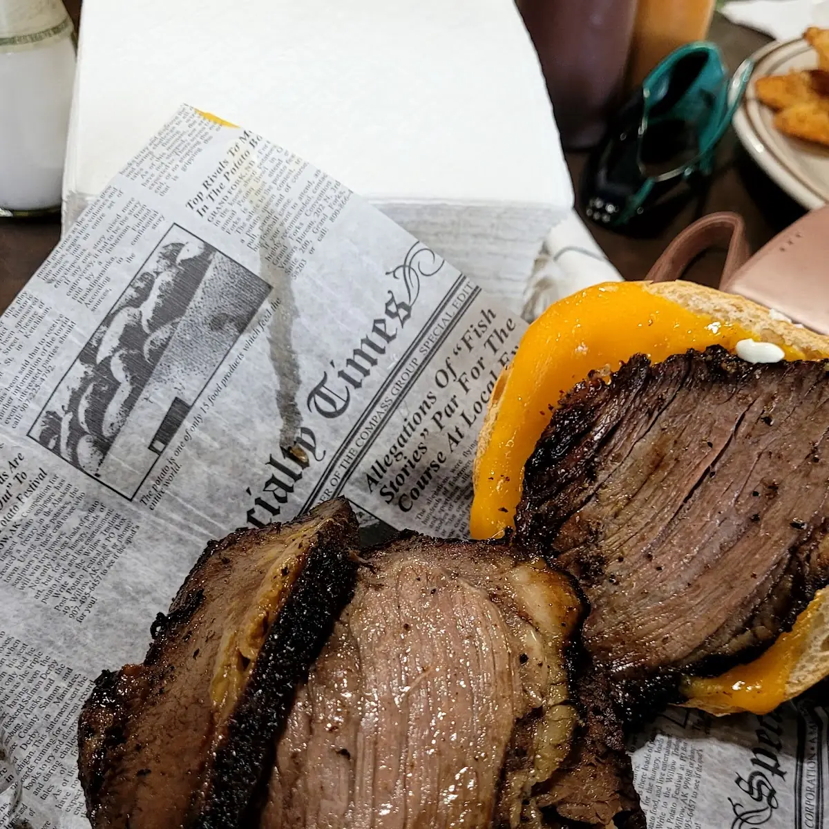 Burger and Brisket