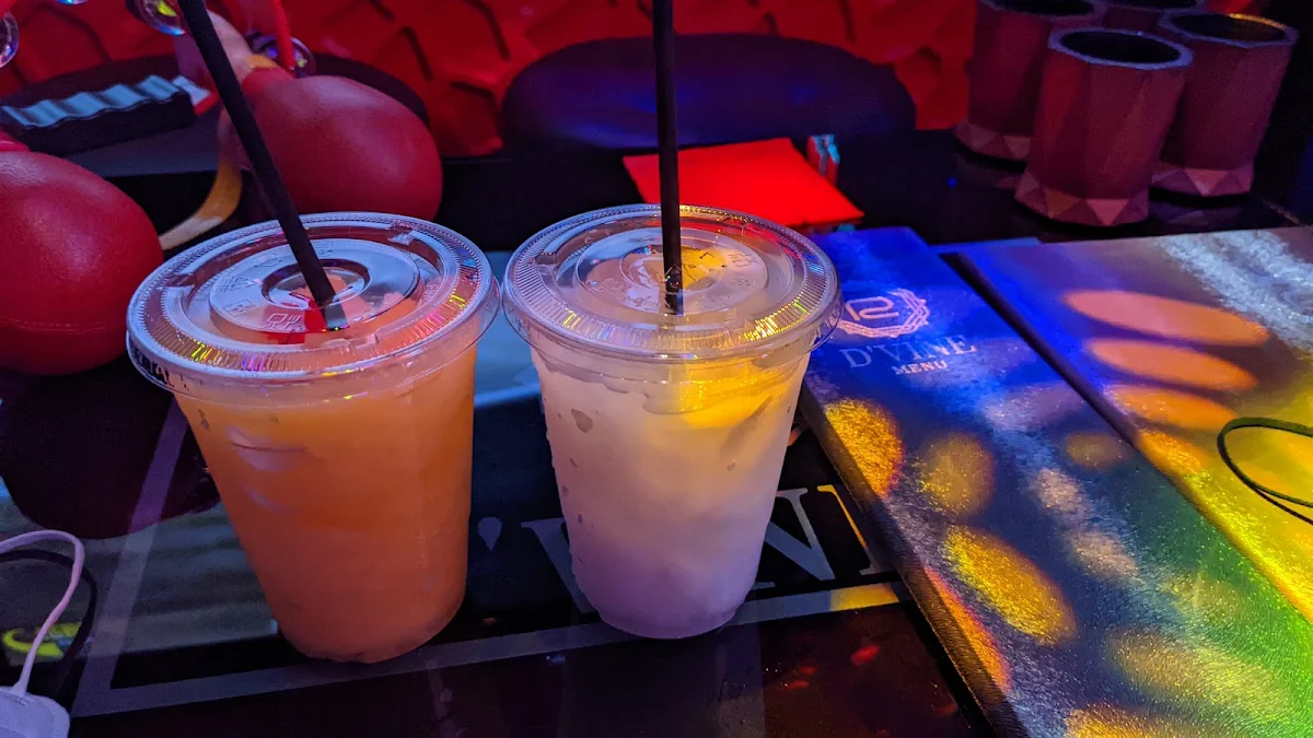 Passion Fruit Slush & Lychee Slush
