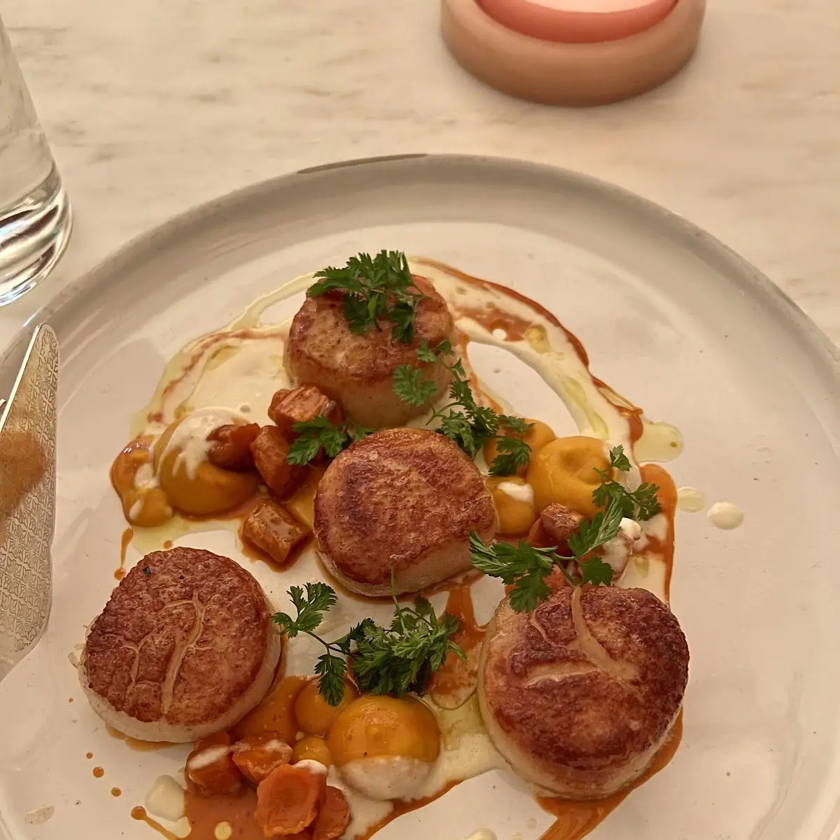 Pan Seared Scallops