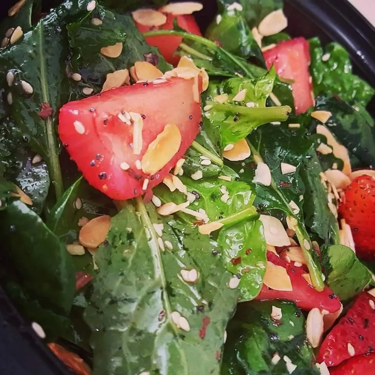 Strawberry Spinach Salad