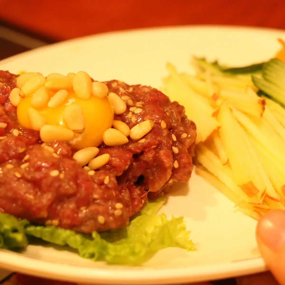 Seasoned Raw Beef Bi Bim BAP