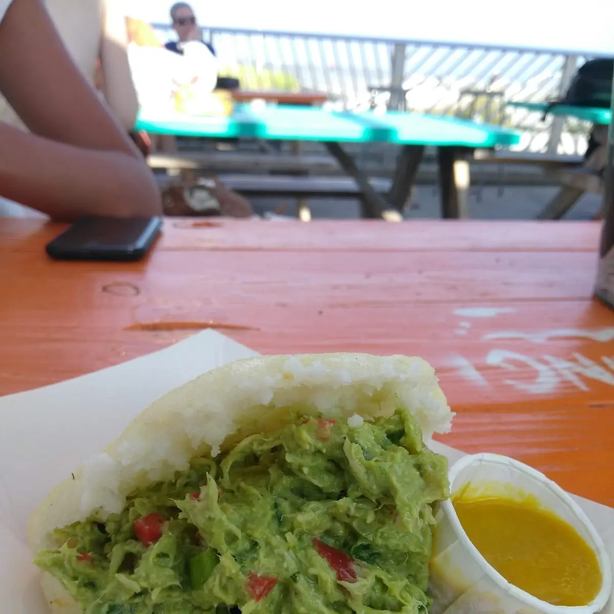 Chicken Arepa