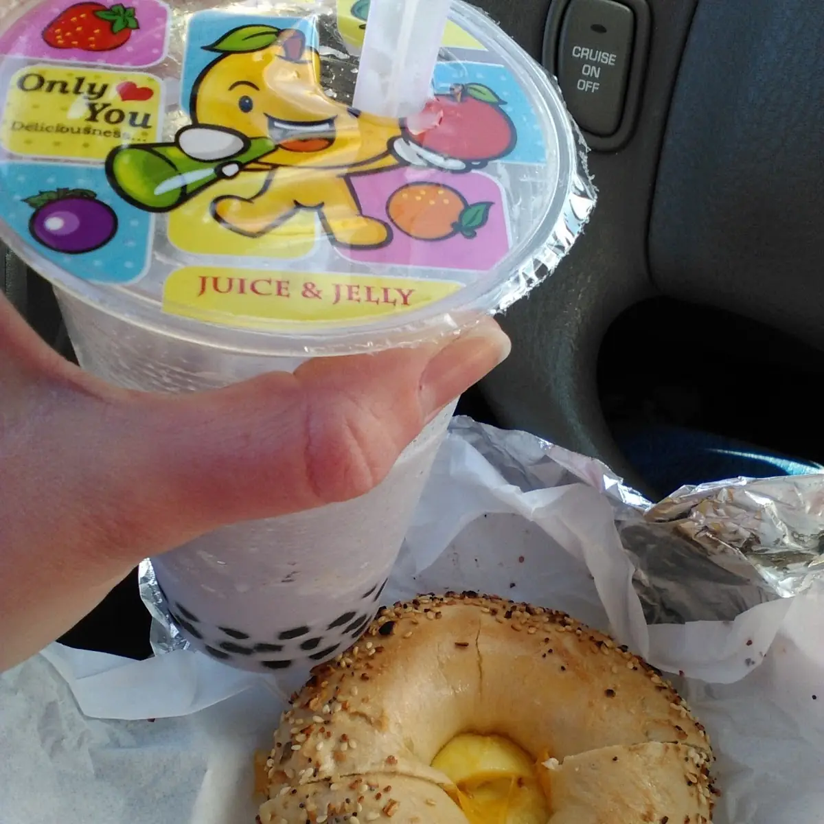 Everything Bagel with Egg and Cheese