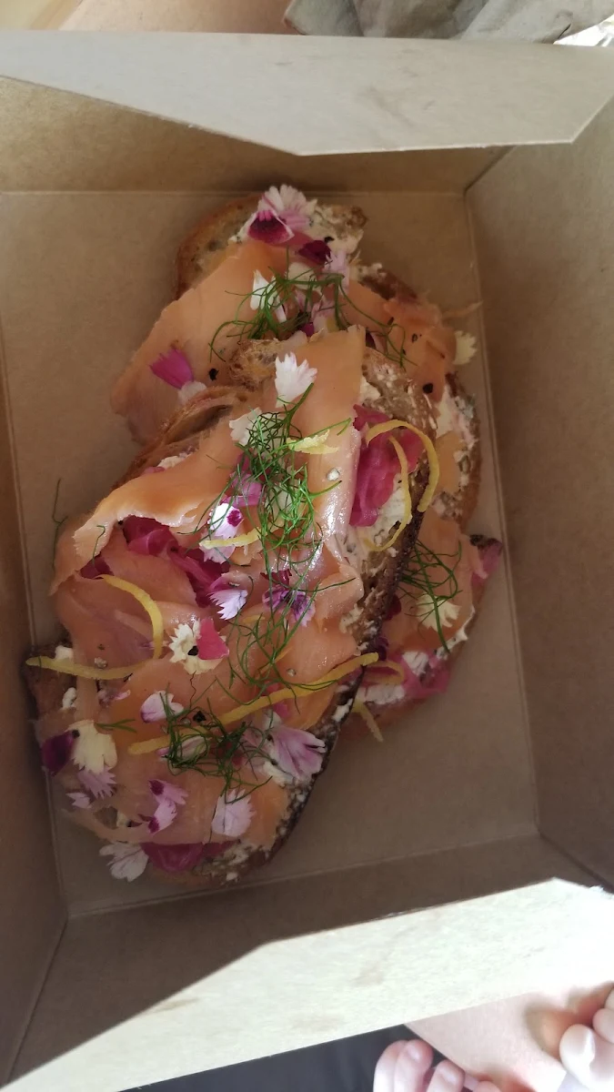 Smoked Salmon Toast