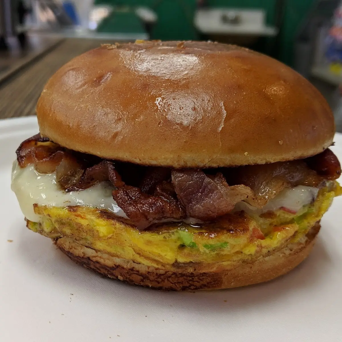 Steak Egg Cheese Bagel