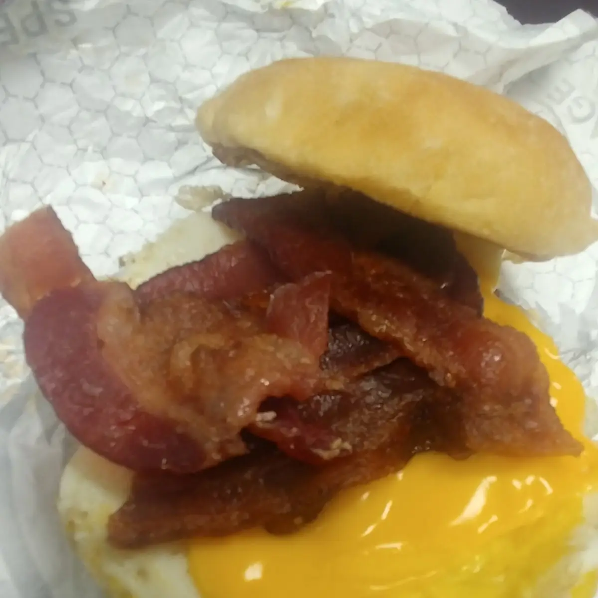 Bacon Egg and Cheese Sandwich