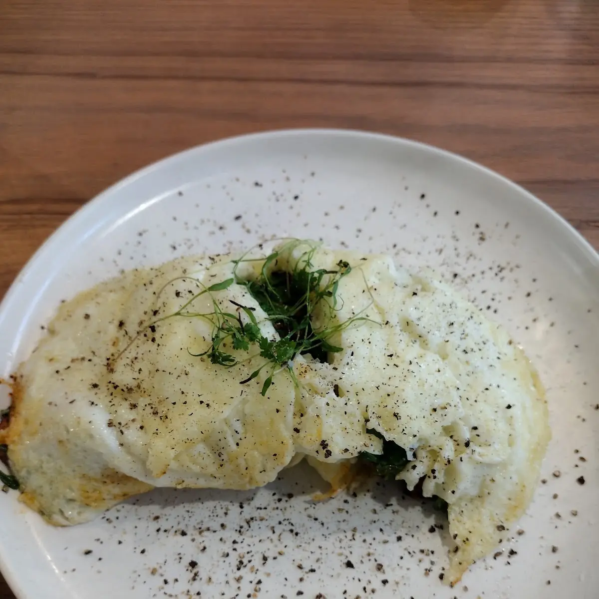 Blackened Chicken Omelette