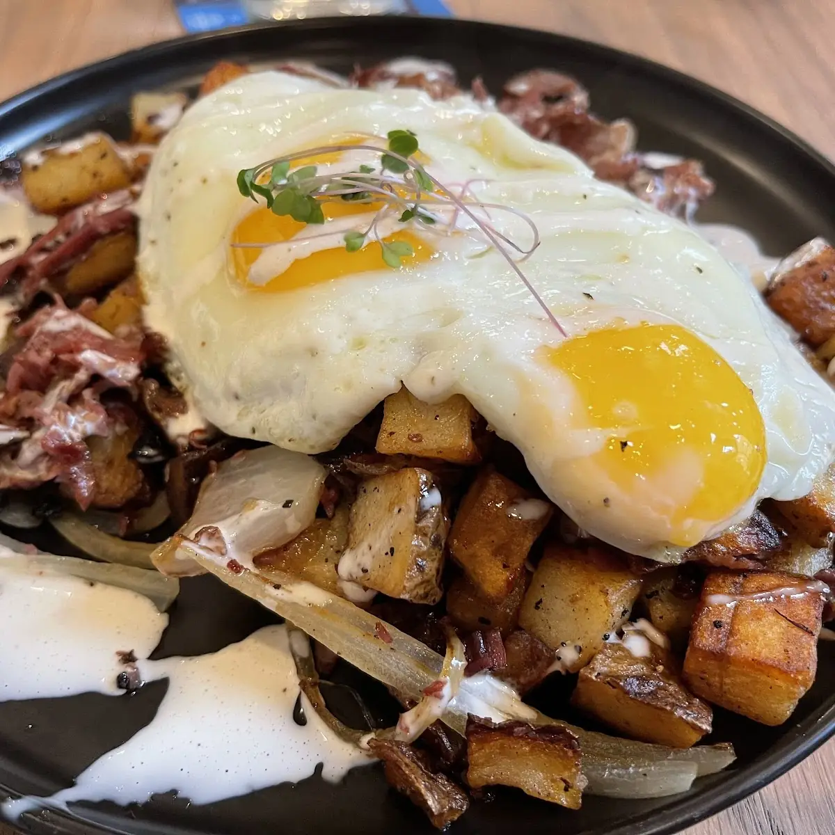 Corned Beef Hash with Rosemary Aioli