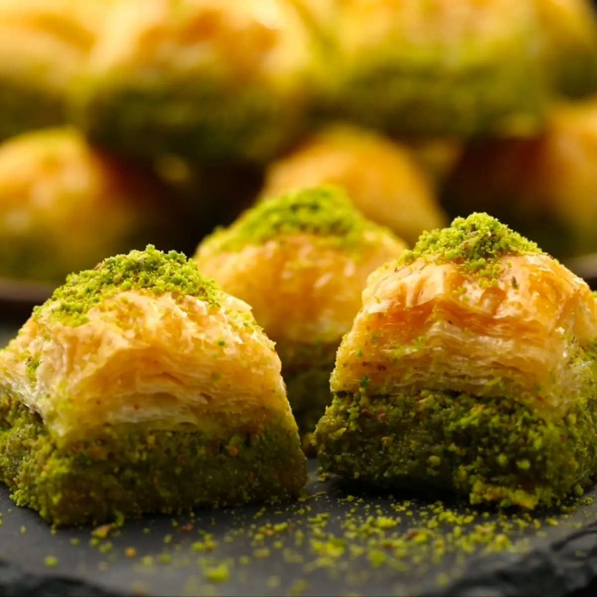 Turkish Baklava with Pistachio