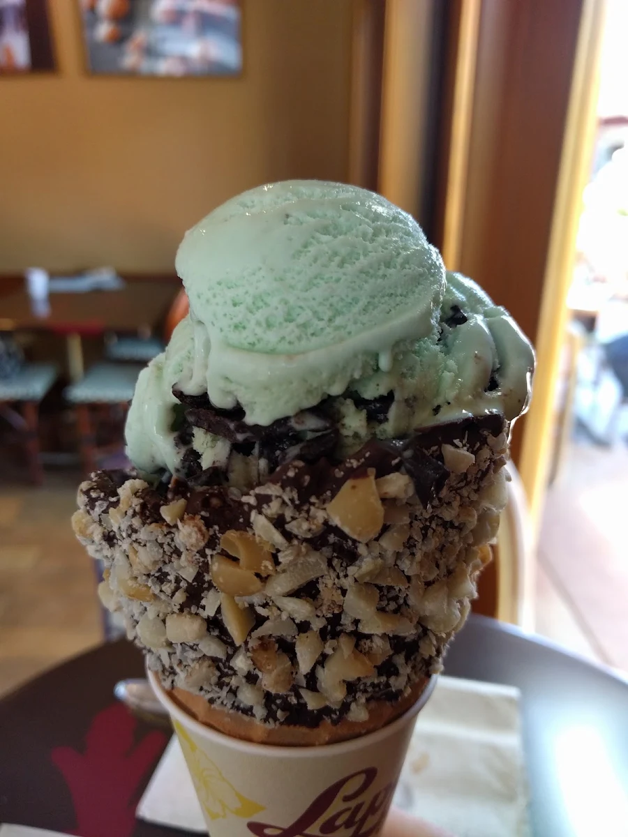 Choc Nut Waffle Cone