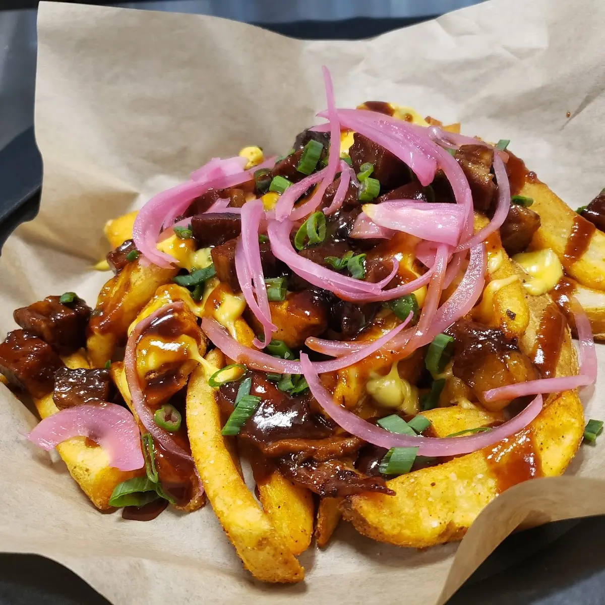 BBQ Brisket Arlington Poutine