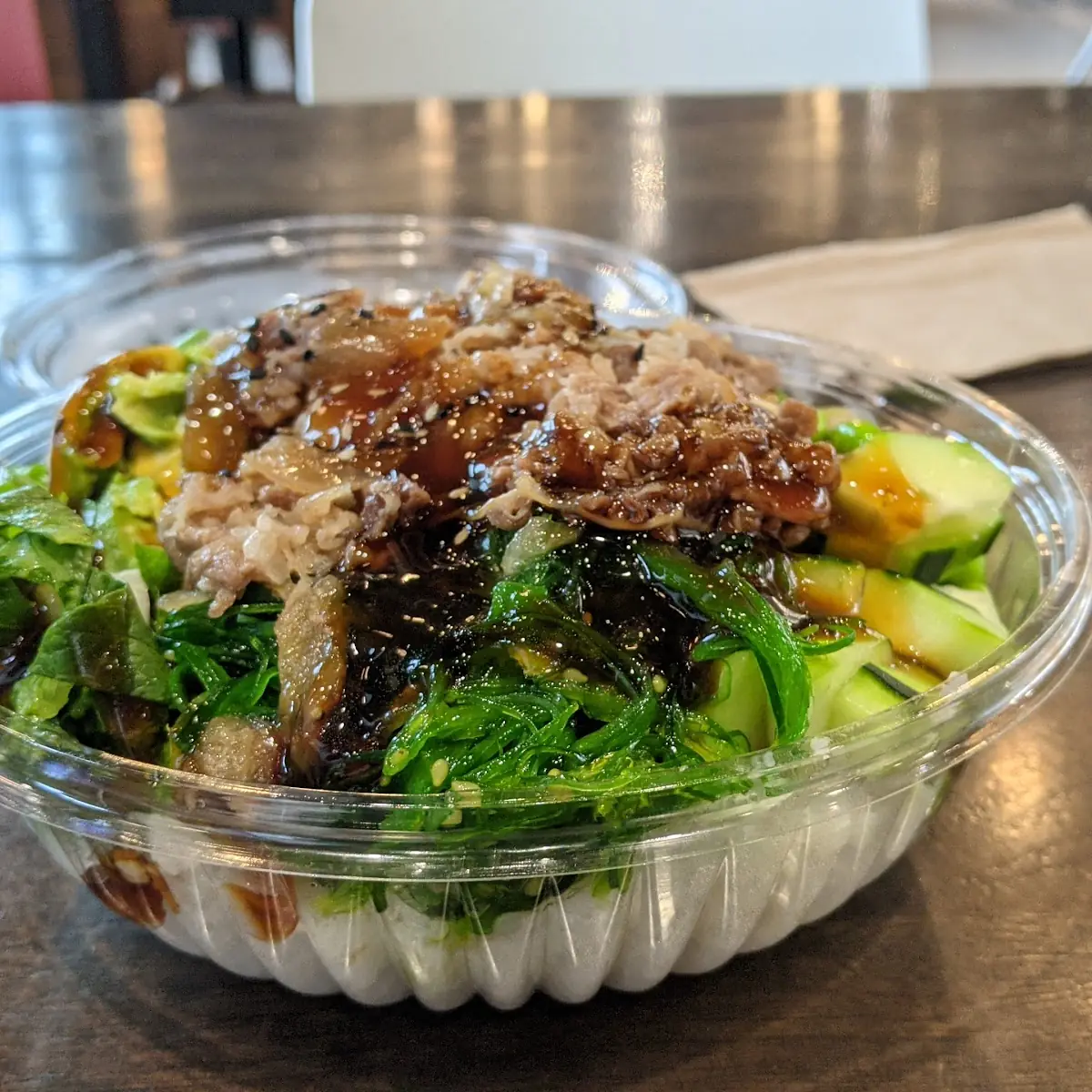 Teriyaki Beef Poke Bowl