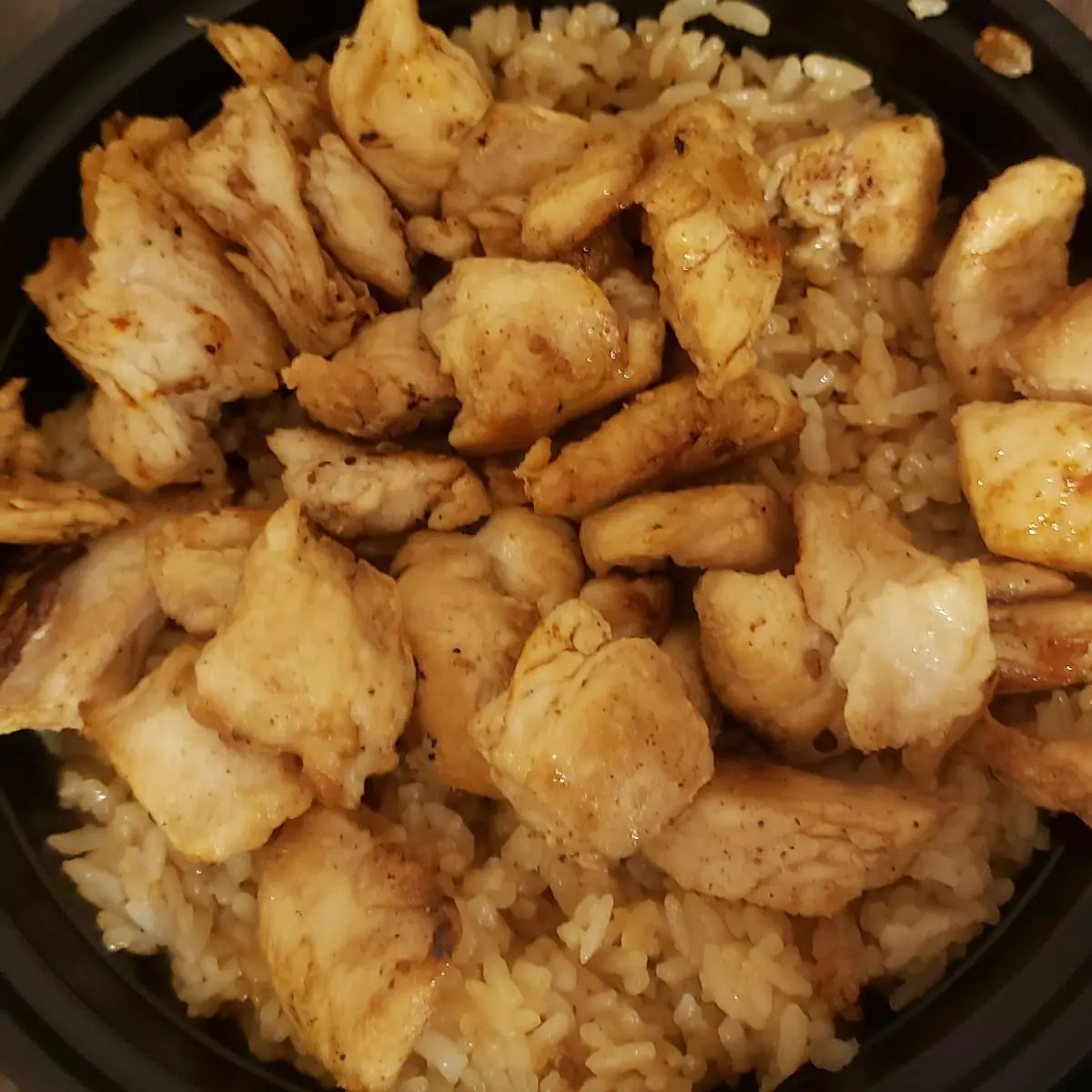 Hibachi Chicken & Rice 4