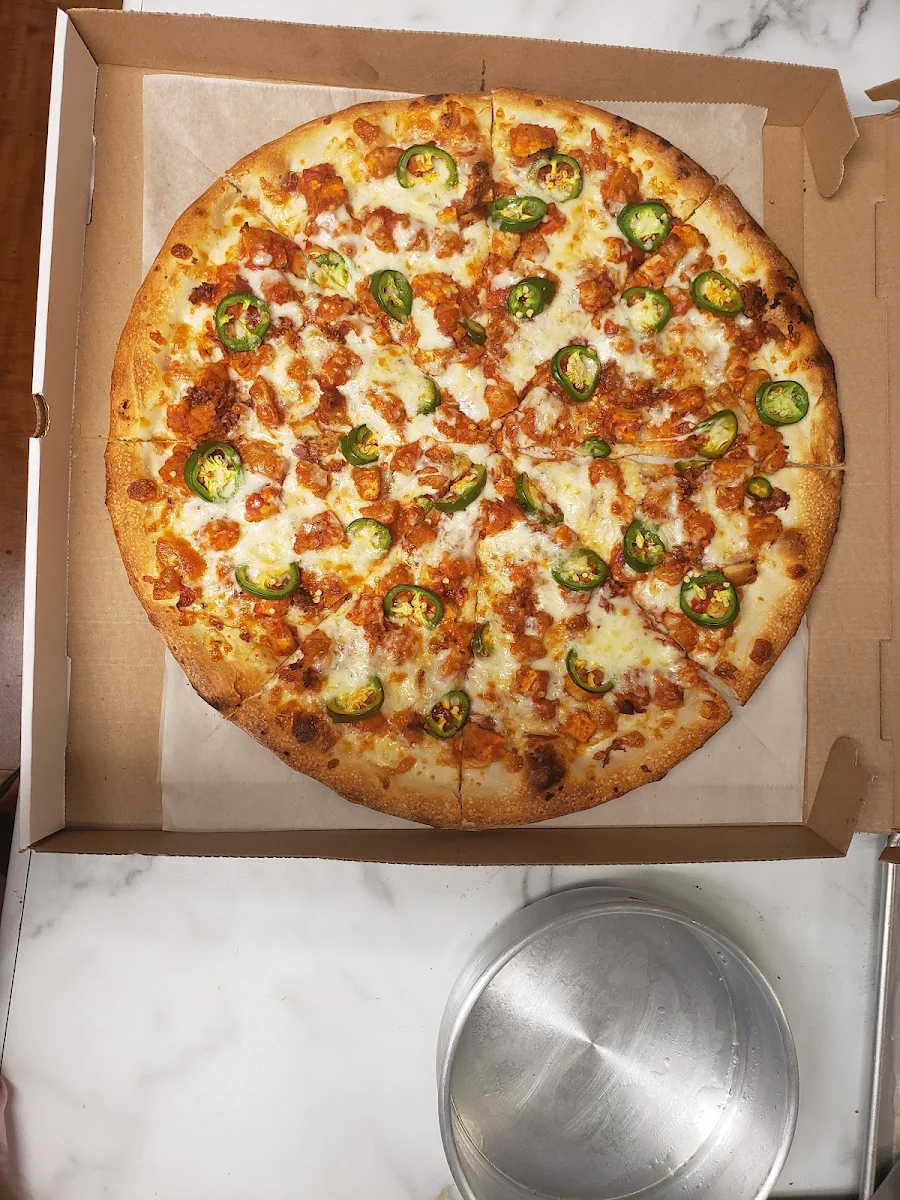 Chicken Parm with Jalapeños