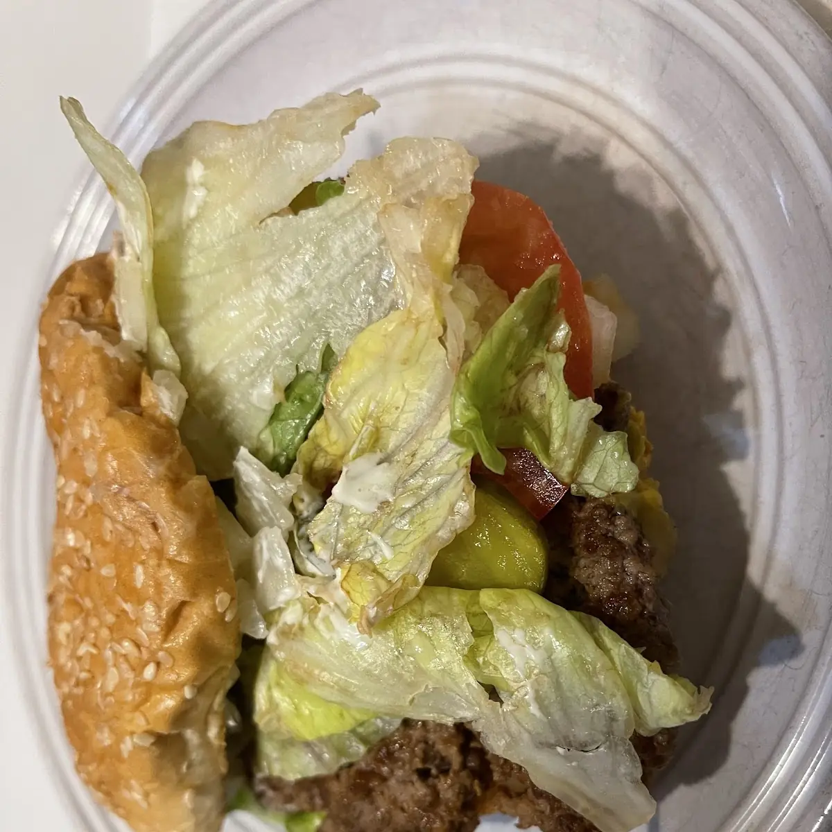 Deconstructed Big Mac