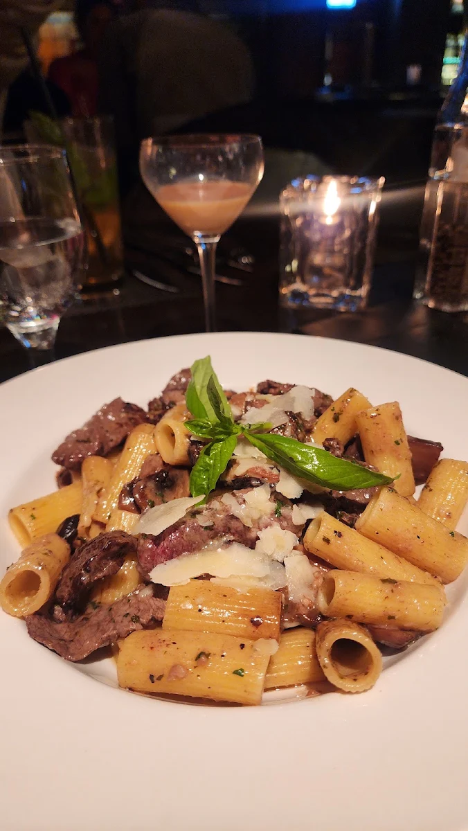 Beef Tenderloin & Mushroom Rigatoni, 112 Restaurant & Lounge