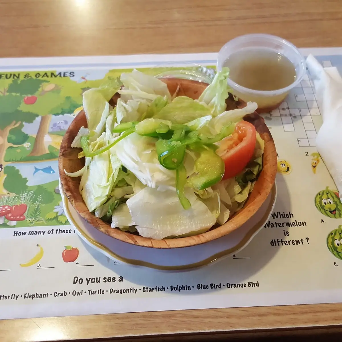 House Salad and Dressing