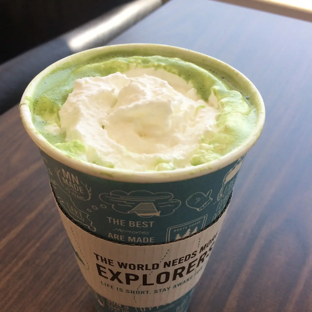 White Chocolate Matcha Tea Latte