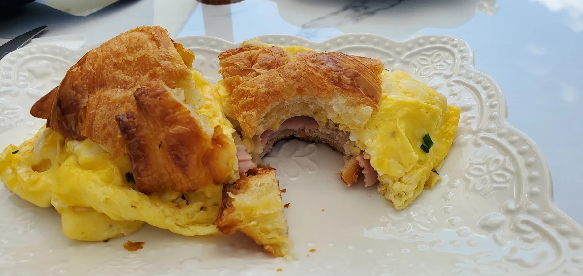 Eggs Ham & Cheese Croissant