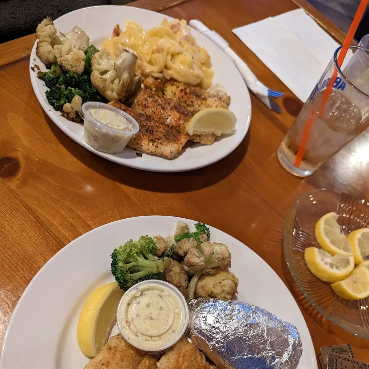 Pan Fried Haddock with Baked Potato
