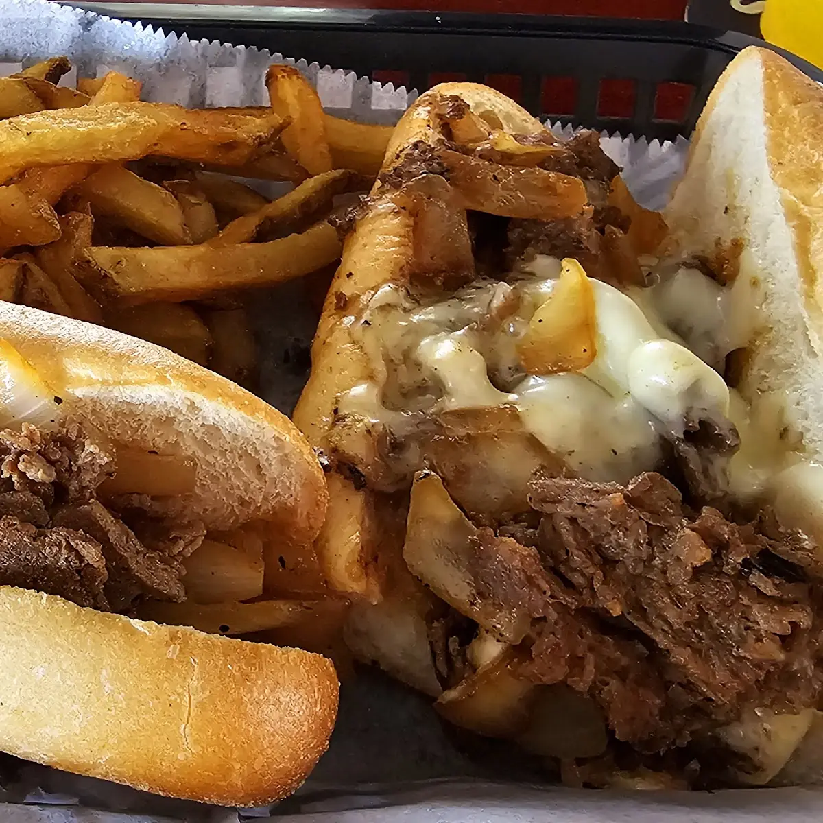 Cheesesteak Served with House Cut Fries