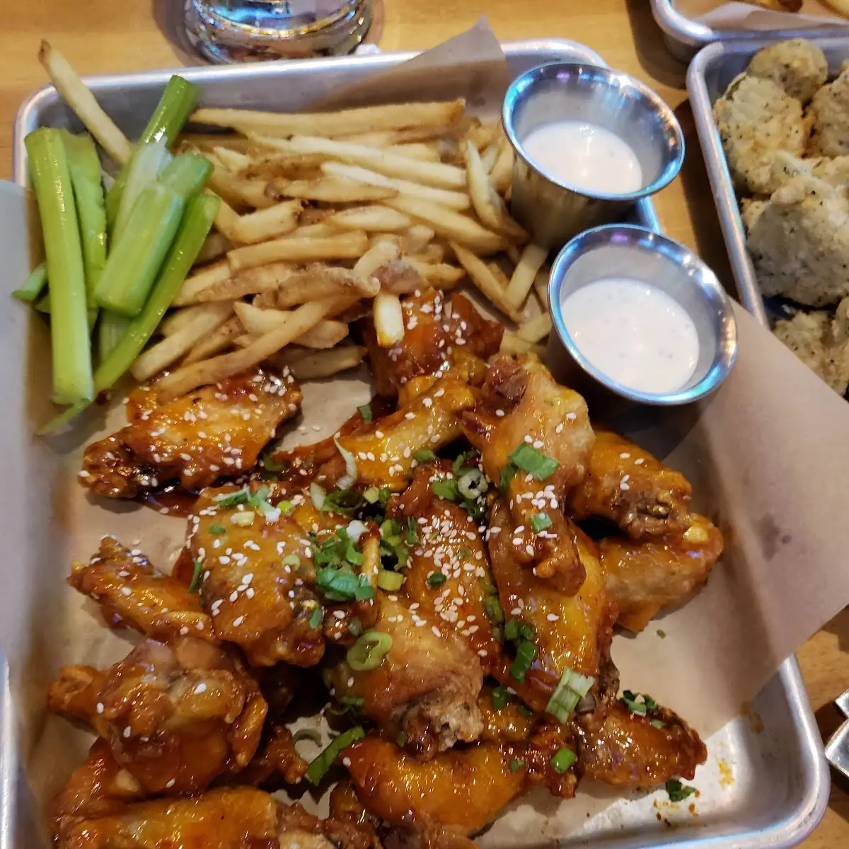 Buffalo Wings and Fries