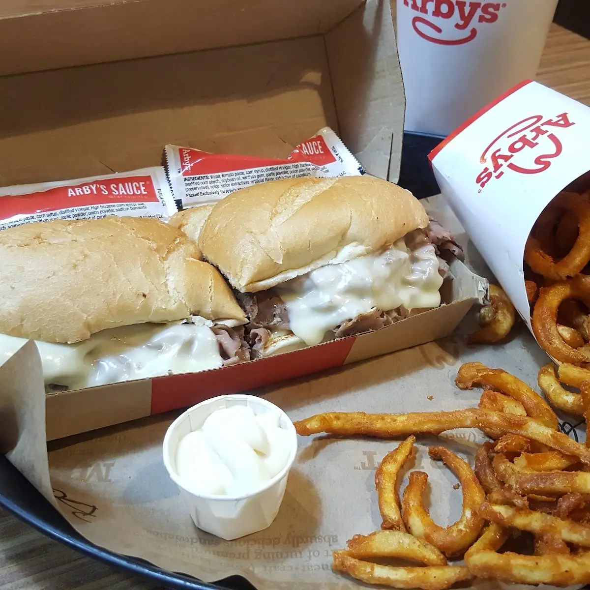 Fire Roasted Philly with Curly Fries