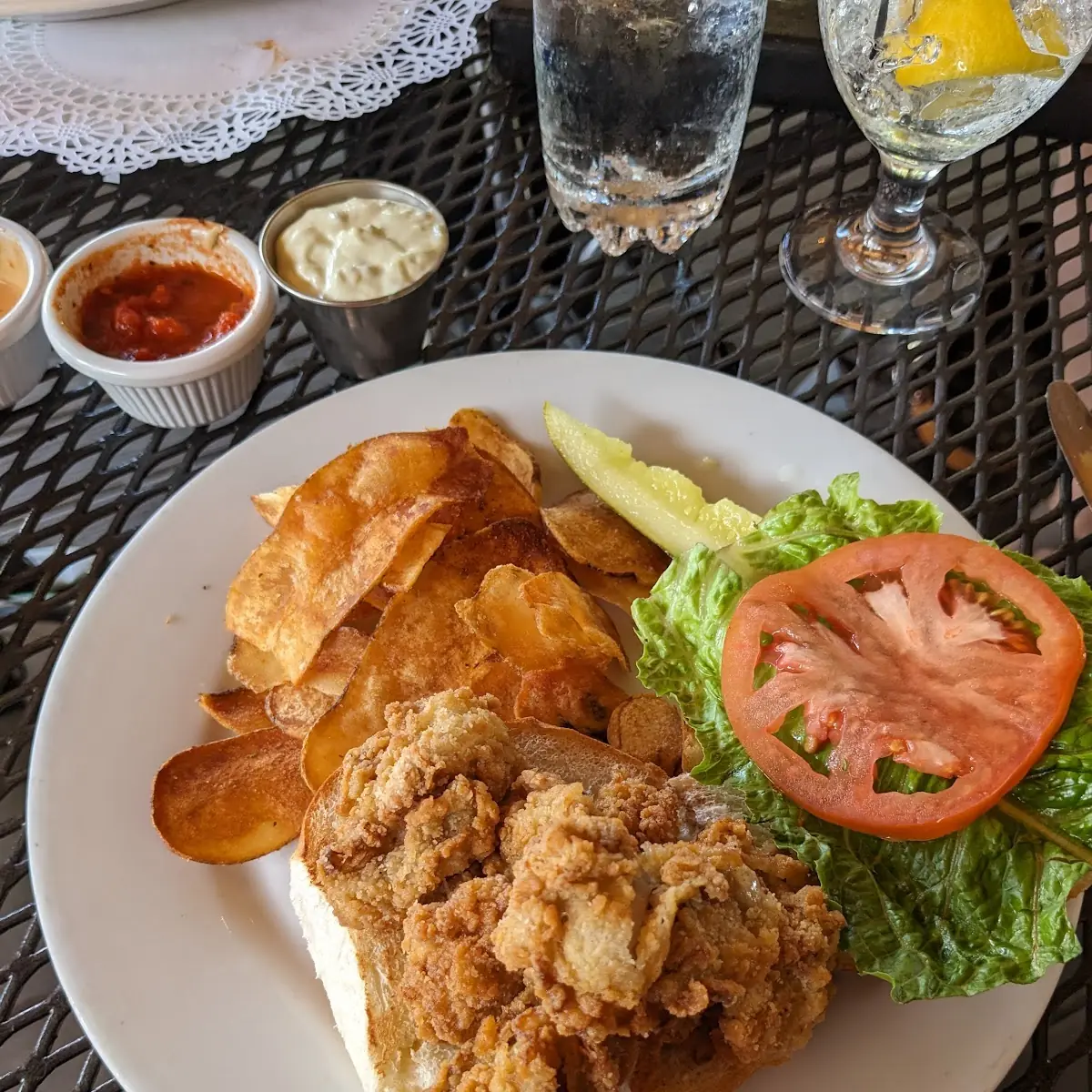Fried Oyster Sandwich