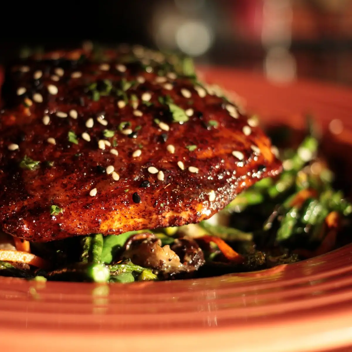 BBQ Sugar Crusted Salmon