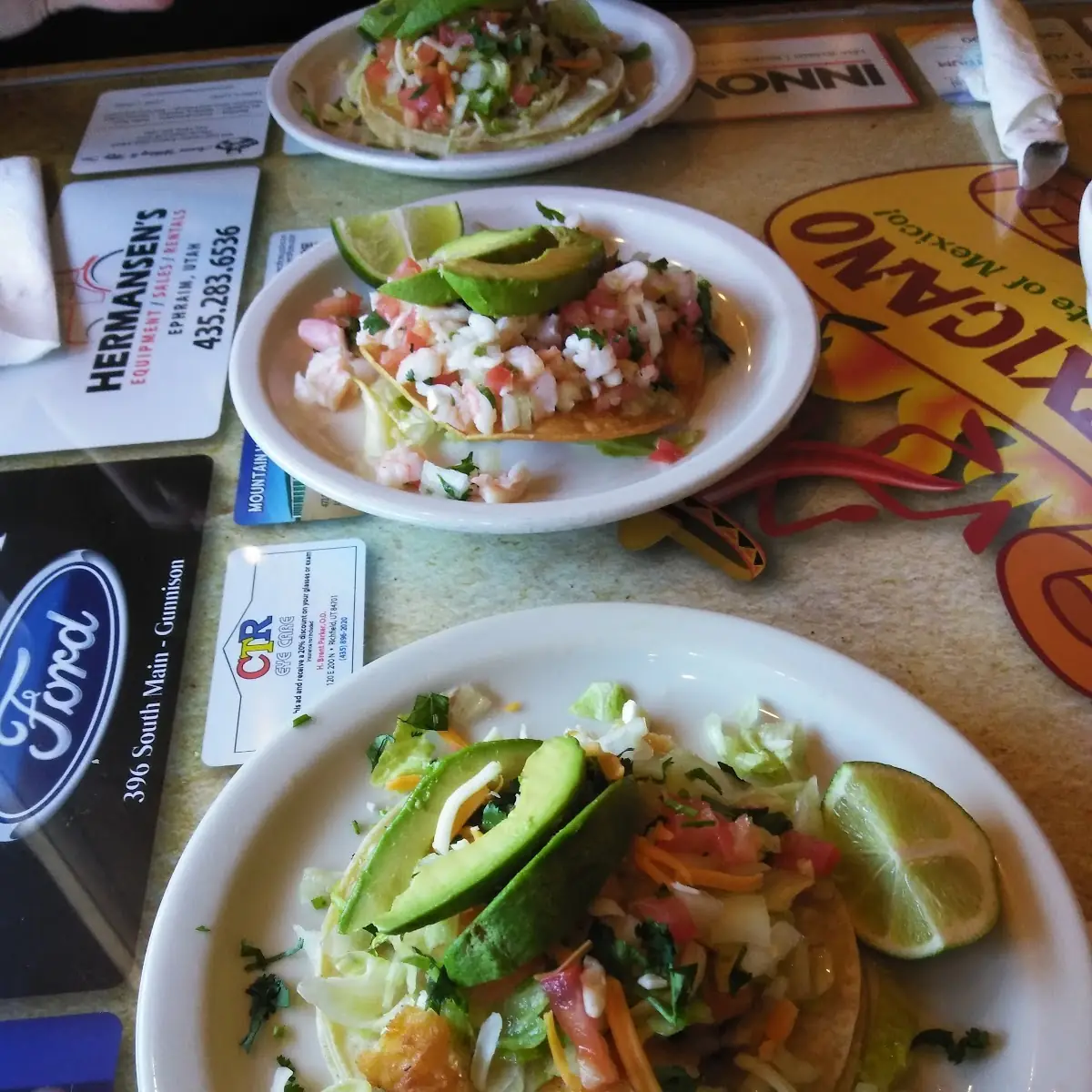 Fish Tacos Ala Cart