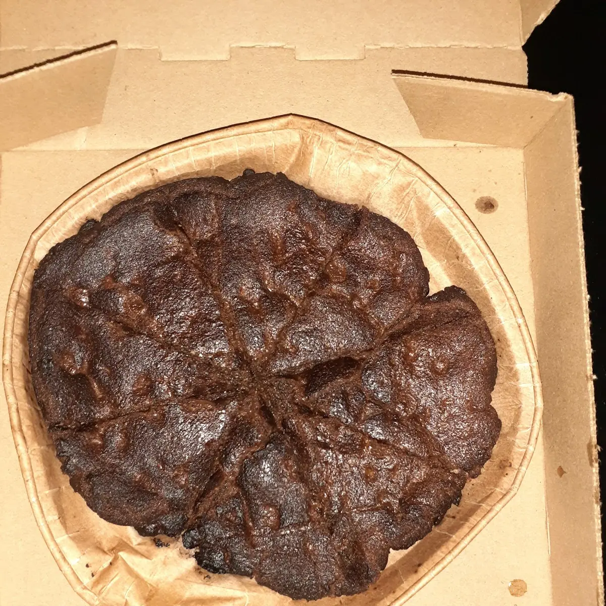 Crispy Burnt Double Chocolate Brownie