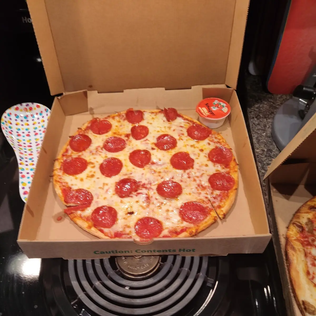 Pepperoni Pizza Thin Crust